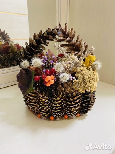 Осенняя поделка корзина с дарами
