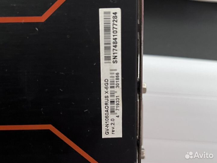 Видеокарта Gigabyte gtx 1060 6gb