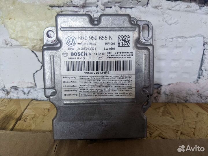 Блок SRS VW Polo седан