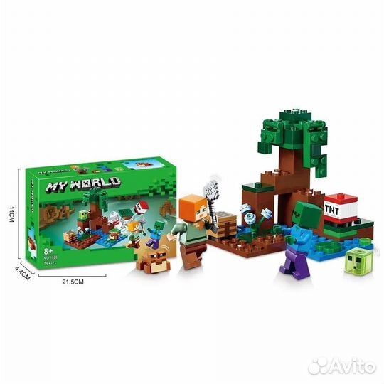 Конструктор Майнкрафт Болотное приключение