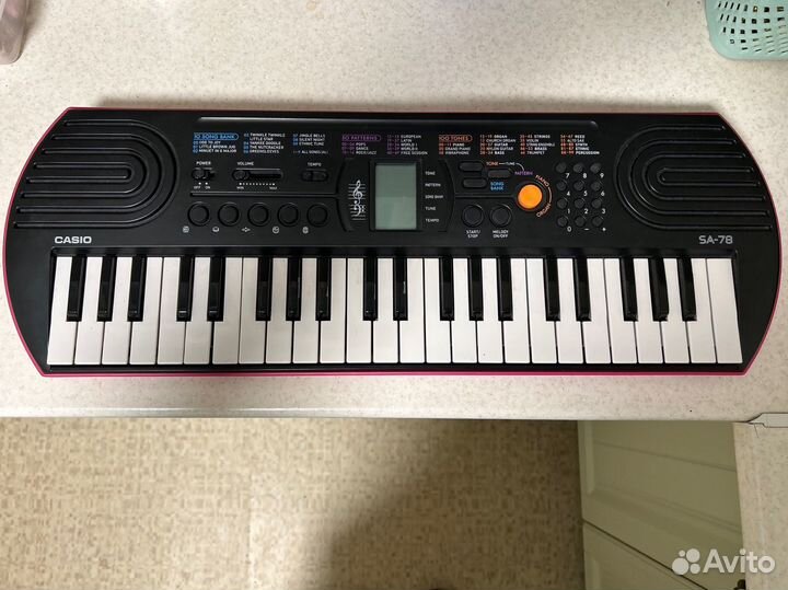 Синтезатор casio SA-78