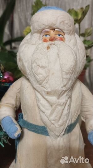 Ватный дед мороз СССР и снегурочка