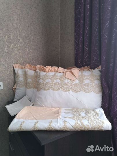 Комплект постельного белья в детскую кроватку