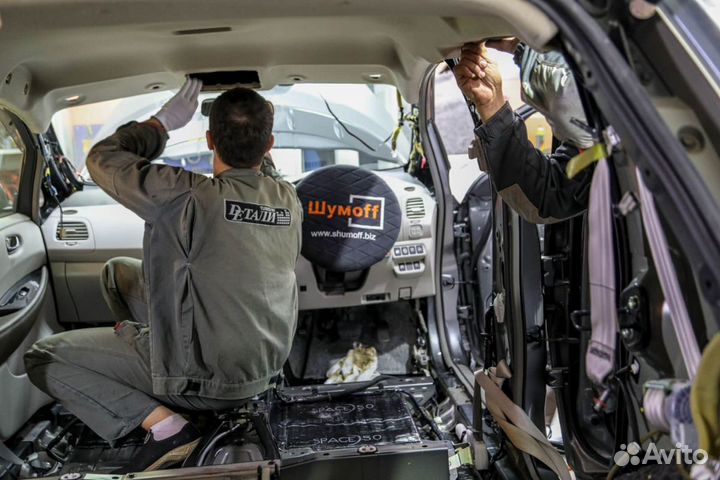 Шумоизоляция крыши автомобиля в Иркутске