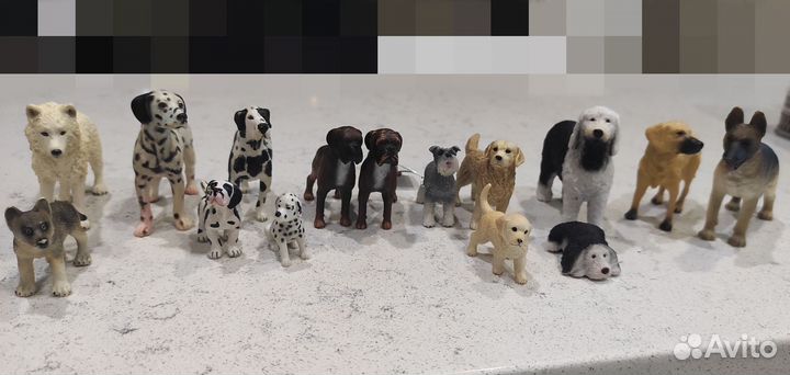 Игрушки собаки schleich, collecta