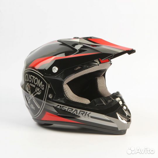 Шлем WLT125 (Black/Blue Custom, XS (53-54)