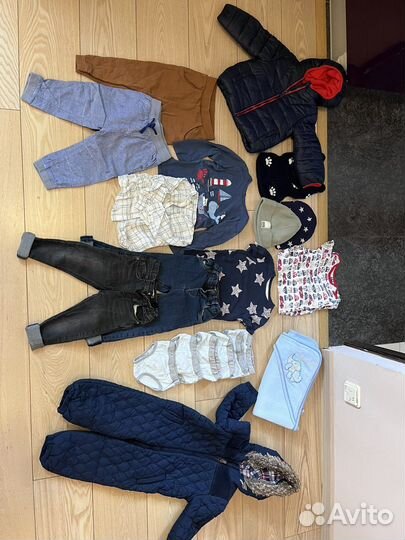 Вещи пакетом на мальчика от 1 до 3 лет