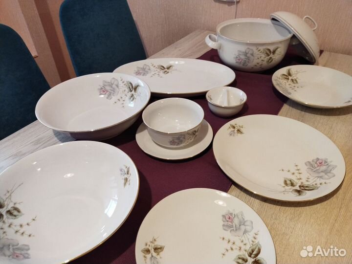 Столовый сервиз Bogemia (Чехословакия)