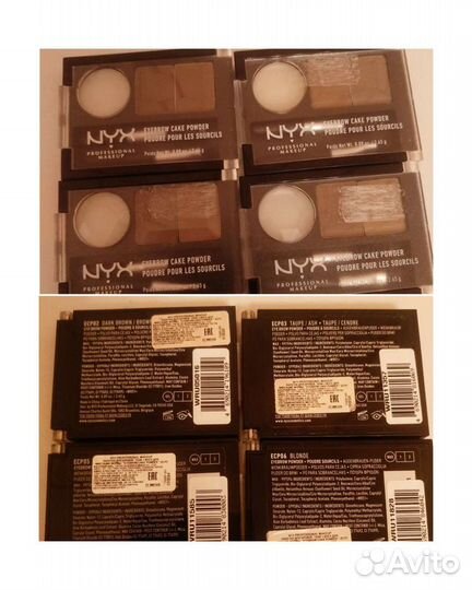 Тени и помада для бровей NYX оригинал