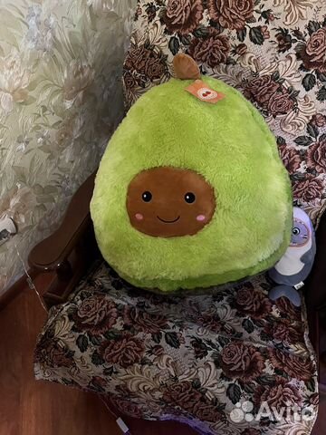 Мягкая игрушка авокадо 60см