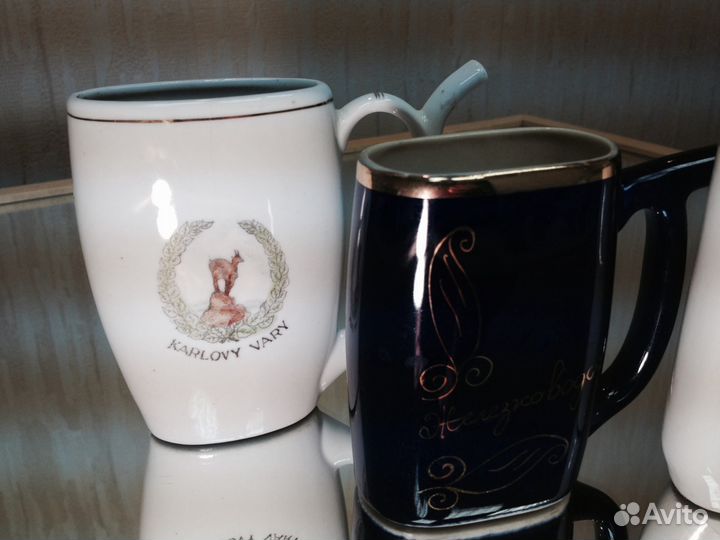 Винтажные поильники (3 шт) для минеральной воды