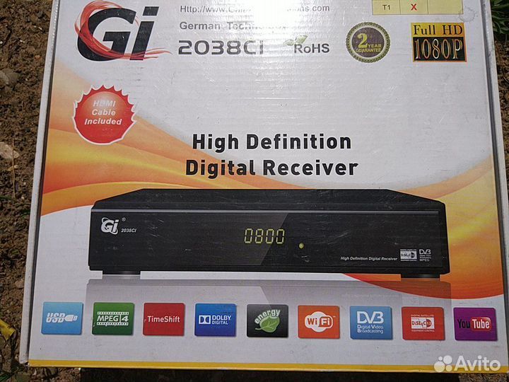 Ресивер спутниковый GI 2038 CI. Новый. Отправлю по