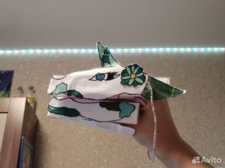 Делаю драконов из бумаги