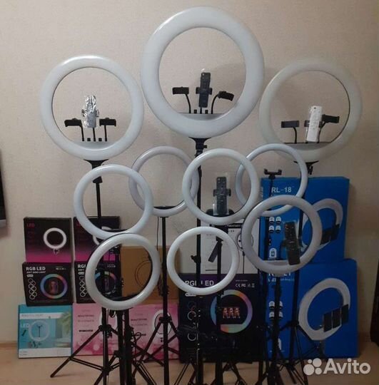 Кольцевые лампы / Чек Гарантия Ассортимент
