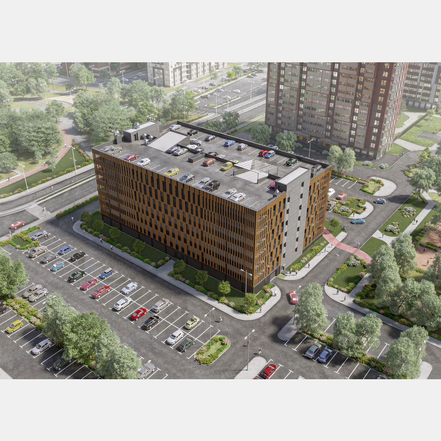 1-к. квартира, 52 м², 8/23 эт.