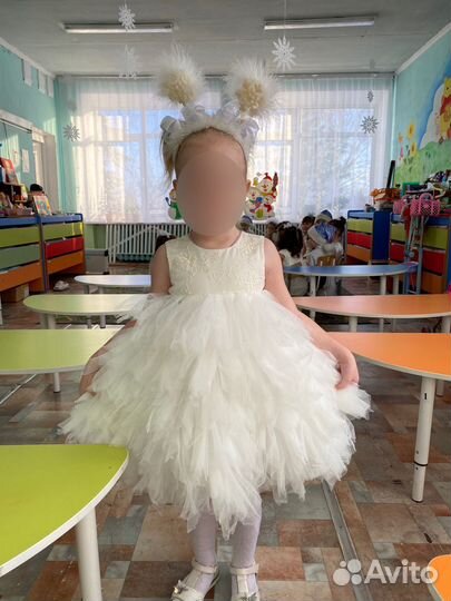 Новогоднее платье для девочки 116