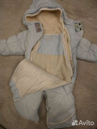 Комбинезон на овчине детский 68-80