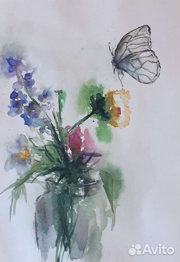 Картина акварелью: 