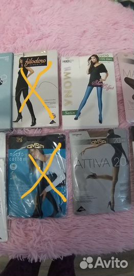 Колготки и чулки(3 и 4 размер)