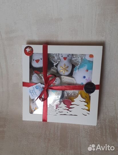 Ёлочные игрушки из фетра #9