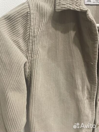 Вельветовая рубашка zara