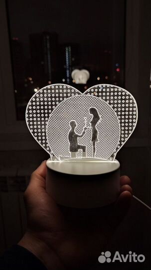 Романтический светильник/ночник - 