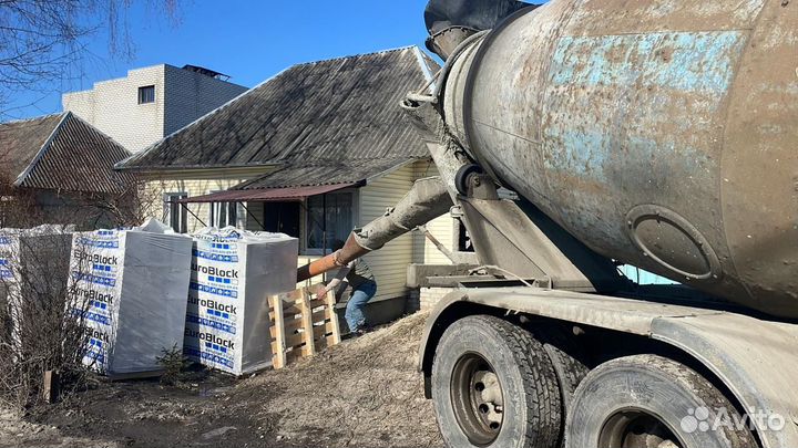 Доставка бетона и раствора