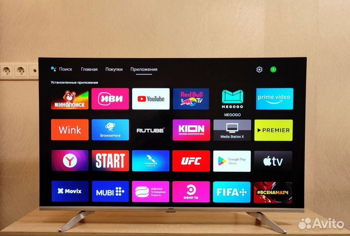 Безрамочный Android FHD TV Wi-Fi голос 2023