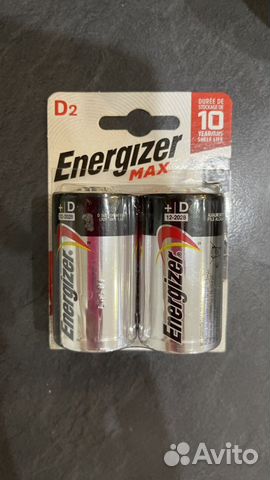 Батарейка d2 energizer max