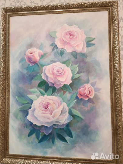 Картина акрилом на холсте