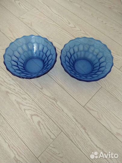 Салатницы из цветного стекла из СССР