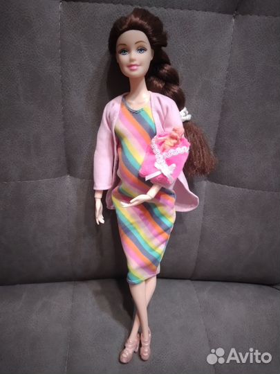 Кукла Барби беременная с малышом и аксессуарами