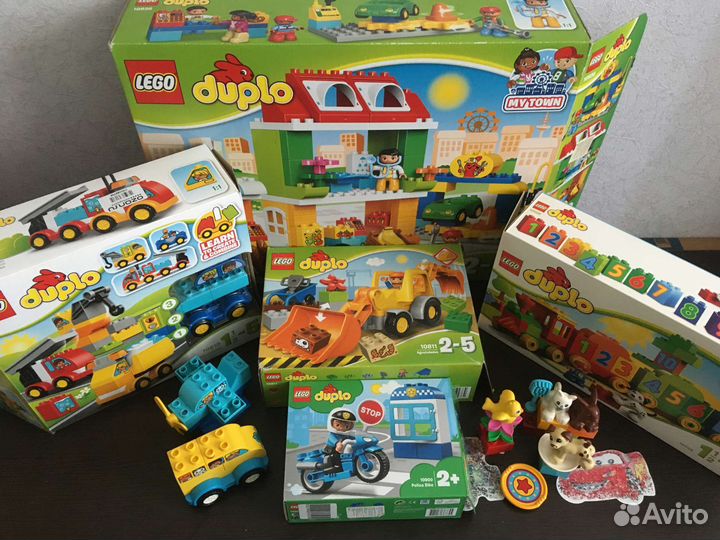 Lego duplo много наборов
