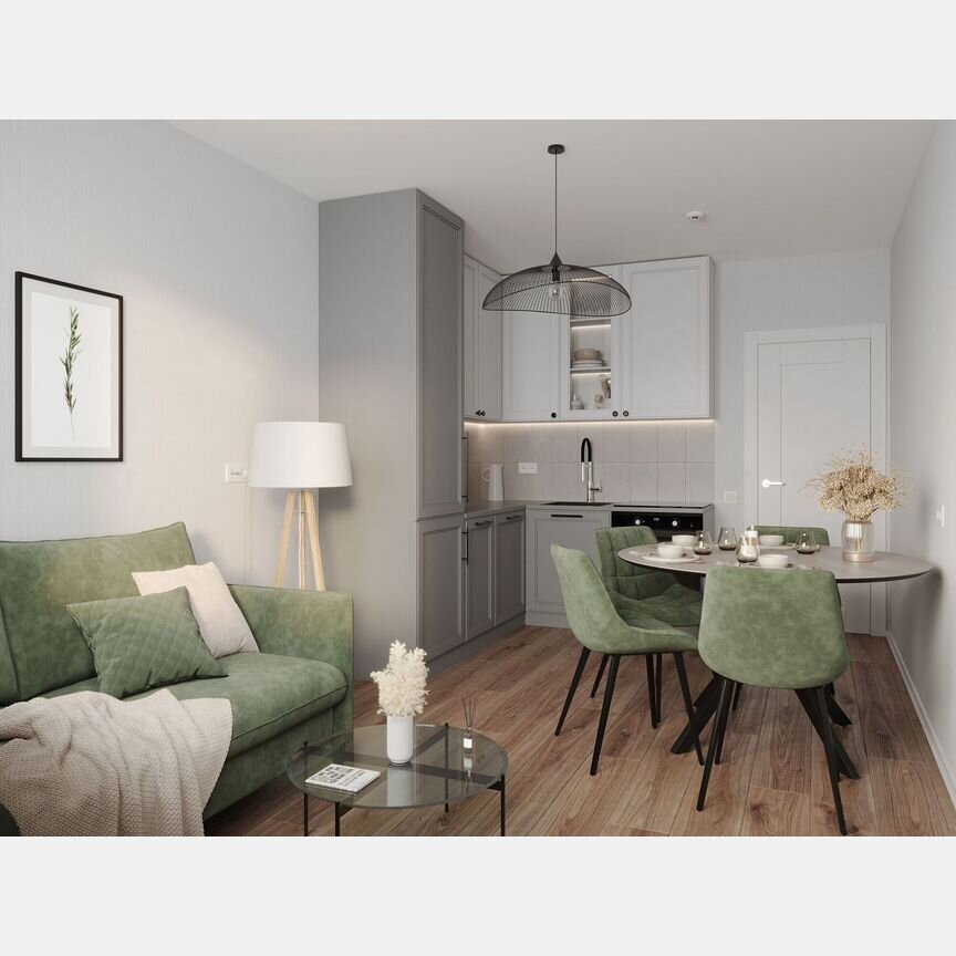 2-к. квартира, 50,7 м², 5/19 эт.