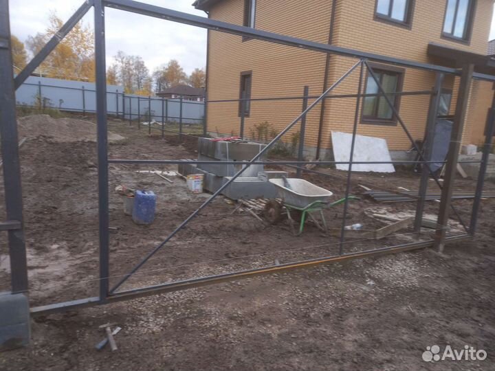 Монтаж заборов