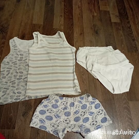 Пакет одежды для дома и дачи на мальчика (3-4лет)