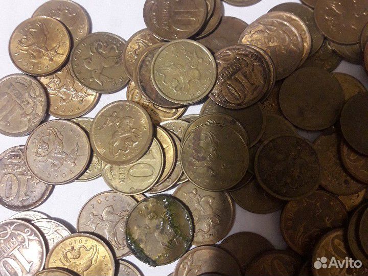 Монета России 10 копейка