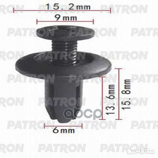 Клипса пластмассовая Acura, Honda применяемость