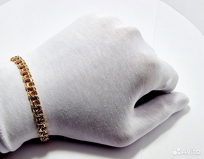 Новый золотой браслет Бисмарк 14,9гр
