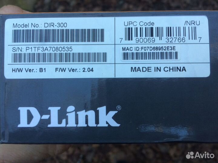 Роутер d link dir 300