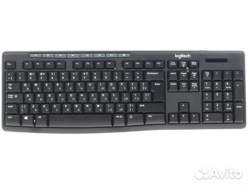 Клавиатура Logitech Keyboard K200, чёрная