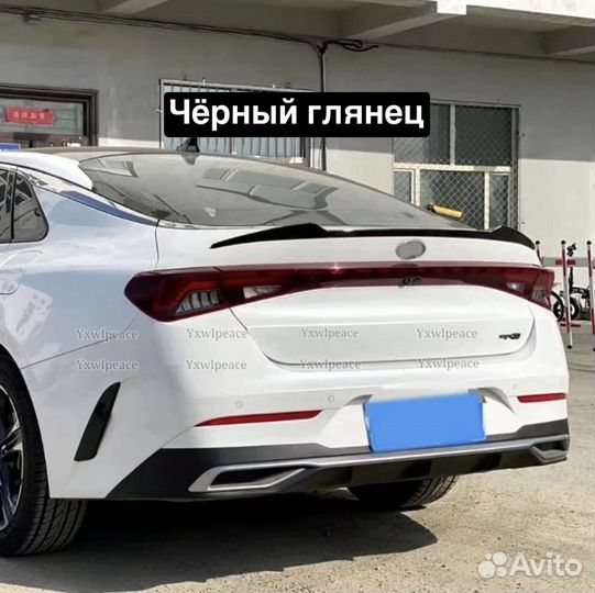 Спойлер Kia K5 чёрный глянец