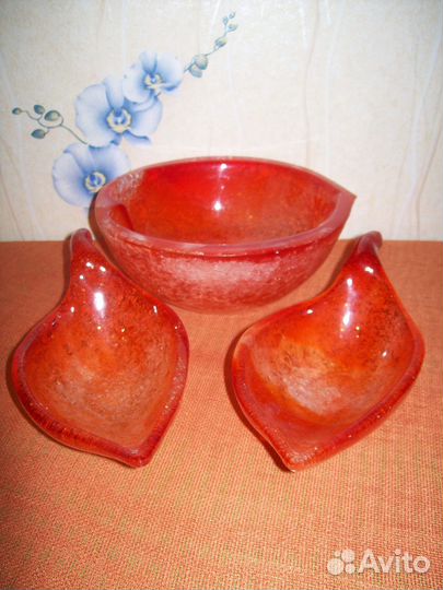 3 Салатника из пластика. СССР. - Прибалтика