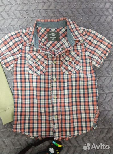 Детские вещи на мальчика пакетом 98- 104