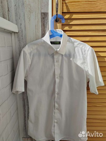 Рубашка белая 146-152