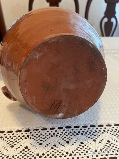 Глиняный горшок, ручной работы, новый