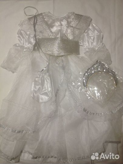 Детский новогодний карнавальный костюм (девочкам)