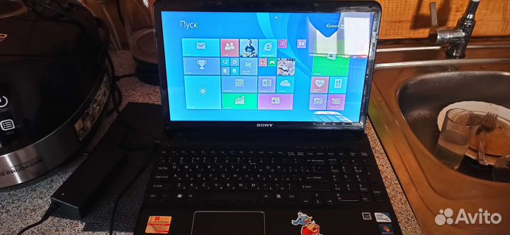 Продам ноутбук sony Vaio SVE151D11V