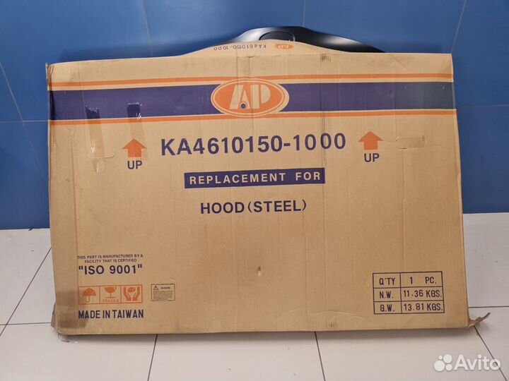 Капот KIA Rio 3 2012-2017
