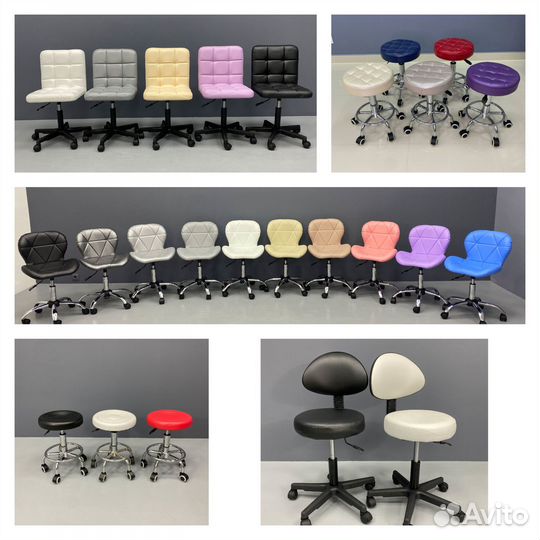 Стул мастера с регулировкой высоты